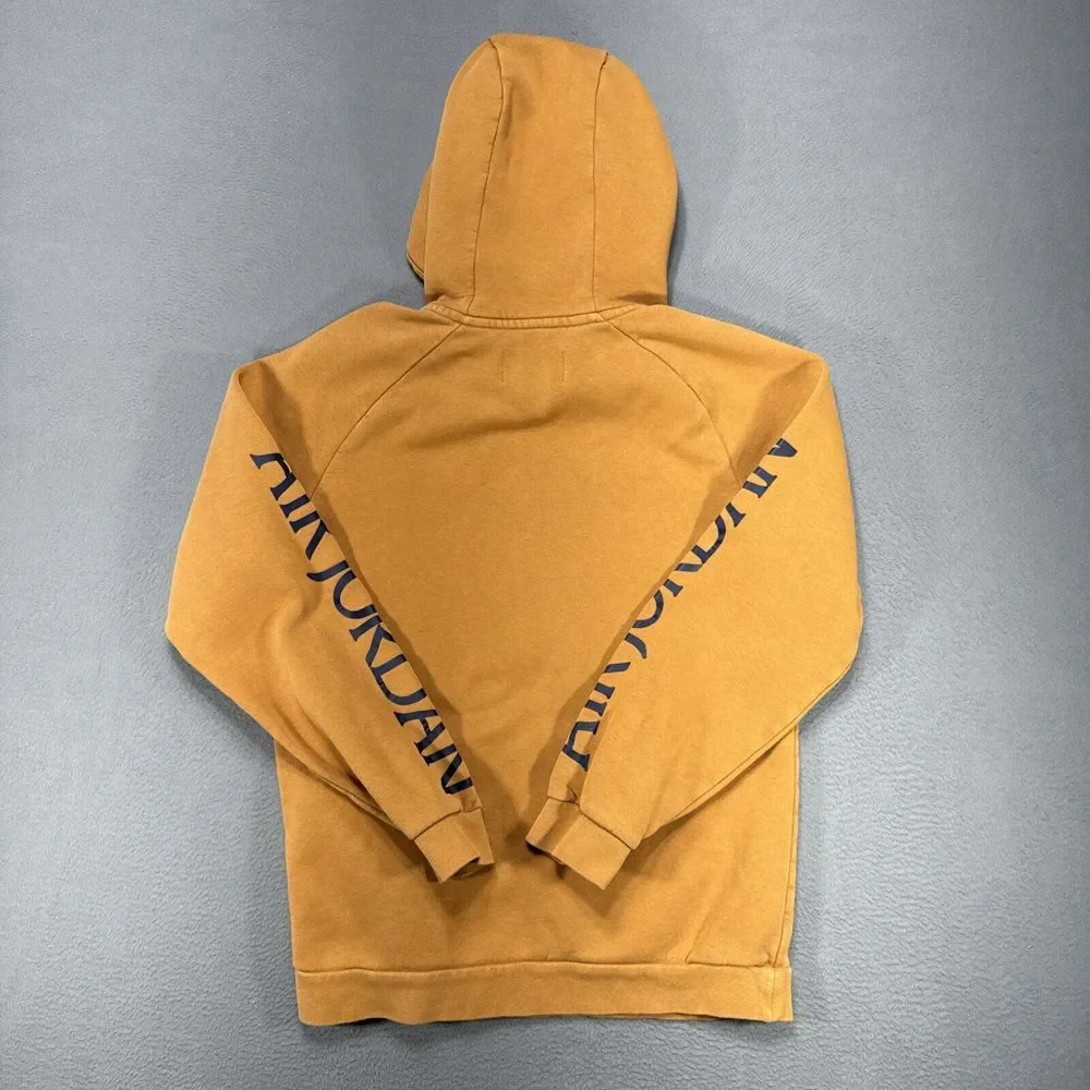 Nike Air Jordan Jumpman‎ Classic Pullover Hoodie Sz Small Wheat Retro BV6010-754